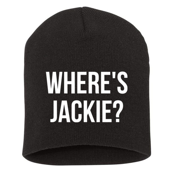 Where's Jackie? Short Acrylic Beanie