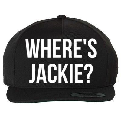 Where's Jackie? Wool Snapback Cap