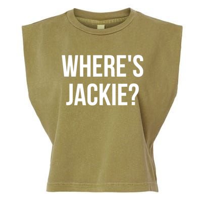 Where's Jackie? Garment-Dyed Women's Muscle Tee