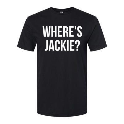 Where's Jackie? Softstyle CVC T-Shirt