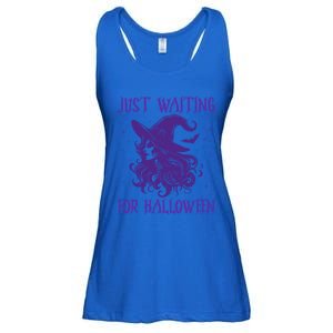 Witch Just Waiting For Halloween 2024 Funny Gift Ladies Essential Flowy Tank