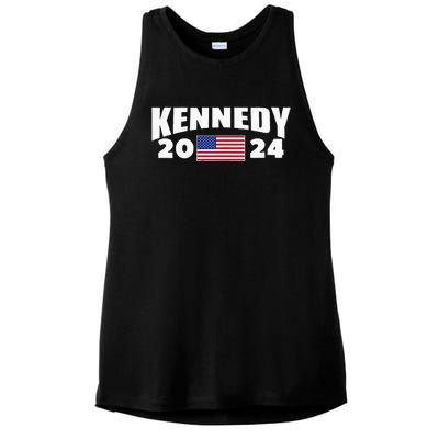 Womens Kennedy 2024 For President Election Ladies PosiCharge Tri-Blend Wicking Tank