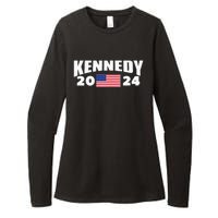 Womens Kennedy 2024 For President Election Womens CVC Long Sleeve Shirt