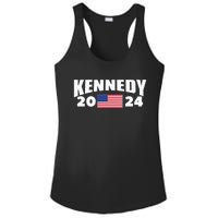 Womens Kennedy 2024 For President Election Ladies PosiCharge Competitor Racerback Tank