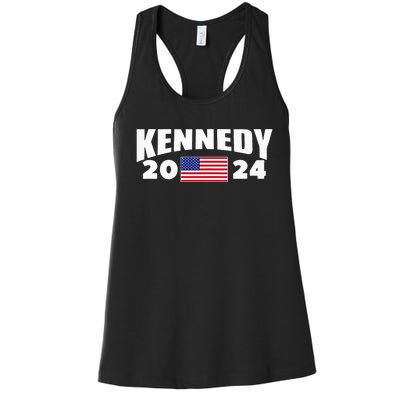 Womens Kennedy 2024 For President Election Women's Racerback Tank