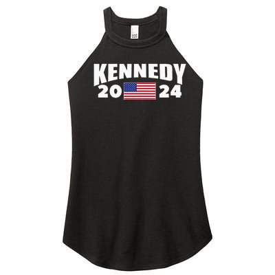 Womens Kennedy 2024 For President Election Women's Perfect Tri Rocker Tank