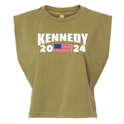 Womens Kennedy 2024 For President Election Garment-Dyed Women's Muscle Tee