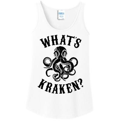 Whats Kraken Amazing Octopus Graphic Ladies Essential Tank