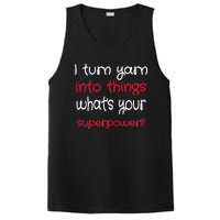 Womens Knit And Crochet Knitter Crocheter Funny For Women PosiCharge Competitor Tank