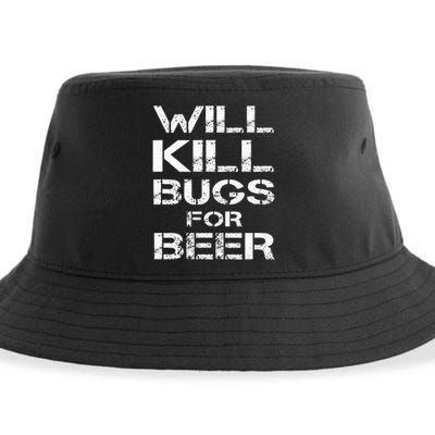 Will Kill Bugs For Beer Exterminator Pest Control Services Sustainable Bucket Hat