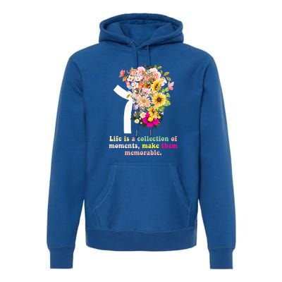 World Kidney Day Inspiring Quotes Kidney Care Flower Women Premium Hoodie