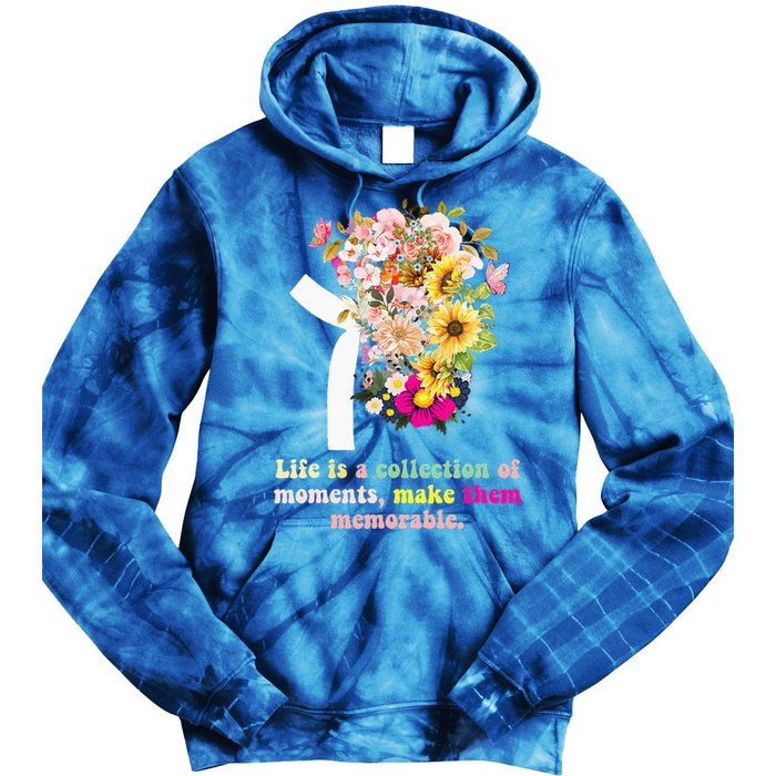 World Kidney Day Inspiring Quotes Kidney Care Flower Women Tie Dye Hoodie