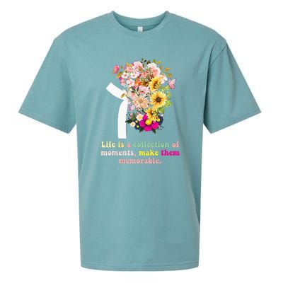 World Kidney Day Inspiring Quotes Kidney Care Flower Women Sueded Cloud Jersey T-Shirt