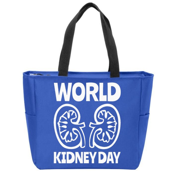 World Kidney Day Public Awareness Zip Tote Bag