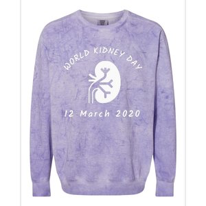 WORLD KIDNEY DAY Colorblast Crewneck Sweatshirt