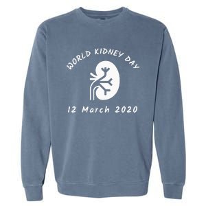 WORLD KIDNEY DAY Garment-Dyed Sweatshirt