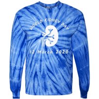 WORLD KIDNEY DAY Tie-Dye Long Sleeve Shirt