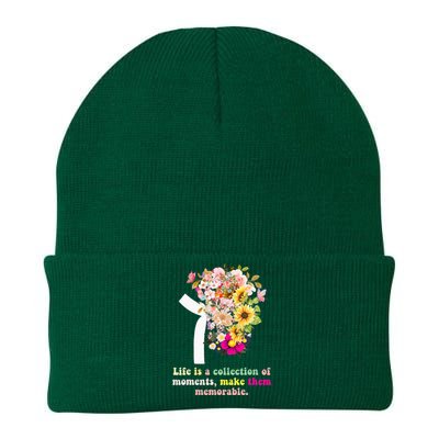 World Kidney Day inspiring quotes Kidney Care Flower Knit Cap Winter Beanie