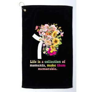 World Kidney Day inspiring quotes Kidney Care Flower Platinum Collection Golf Towel