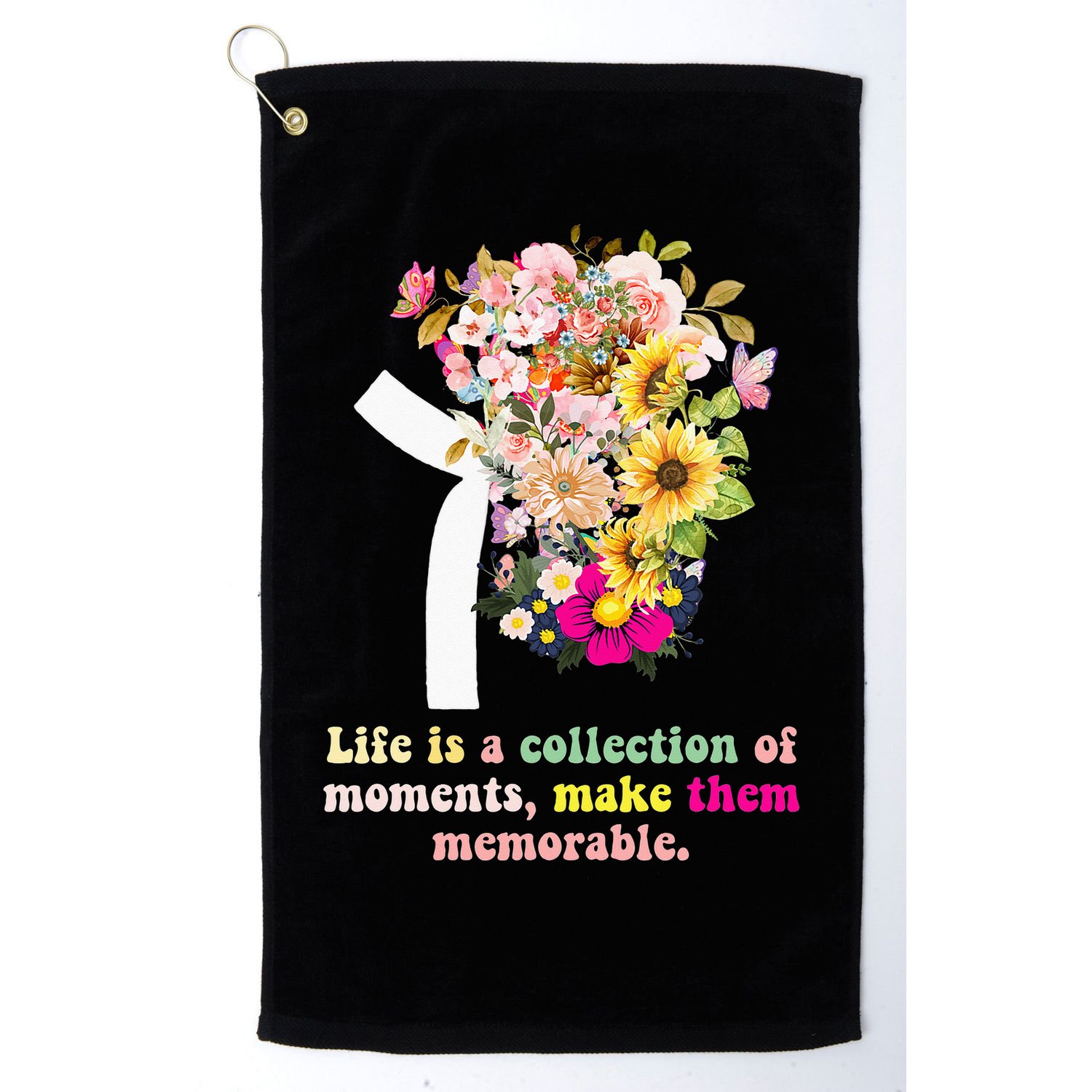 World Kidney Day inspiring quotes Kidney Care Flower Golf Towel