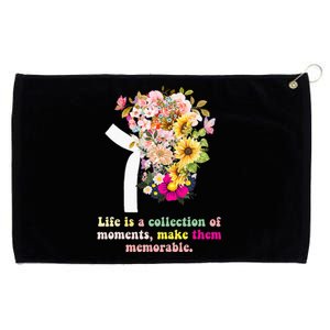 World Kidney Day inspiring quotes Kidney Care Flower Grommeted Golf Towel