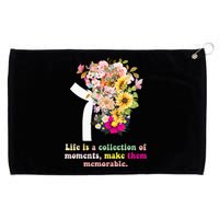 World Kidney Day inspiring quotes Kidney Care Flower Grommeted Golf Towel