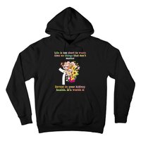 World Kidney Day inspiring quotes Kidney Care Flowers Hoodie