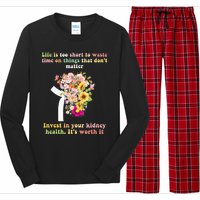 World Kidney Day inspiring quotes Kidney Care Flowers Long Sleeve Pajama Set