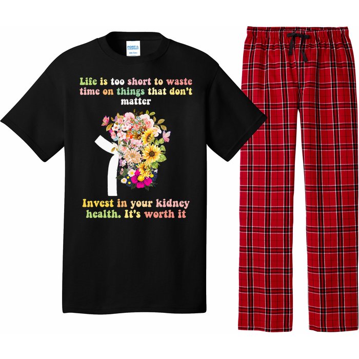 World Kidney Day inspiring quotes Kidney Care Flowers Pajama Set