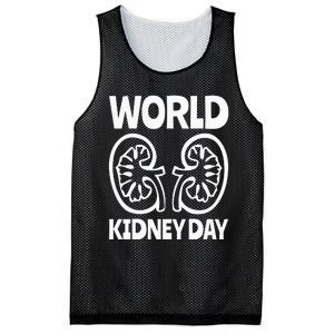 World Kidney Day Public Awareness Mesh Reversible Basketball Jersey Tank