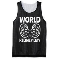 World Kidney Day Public Awareness Mesh Reversible Basketball Jersey Tank