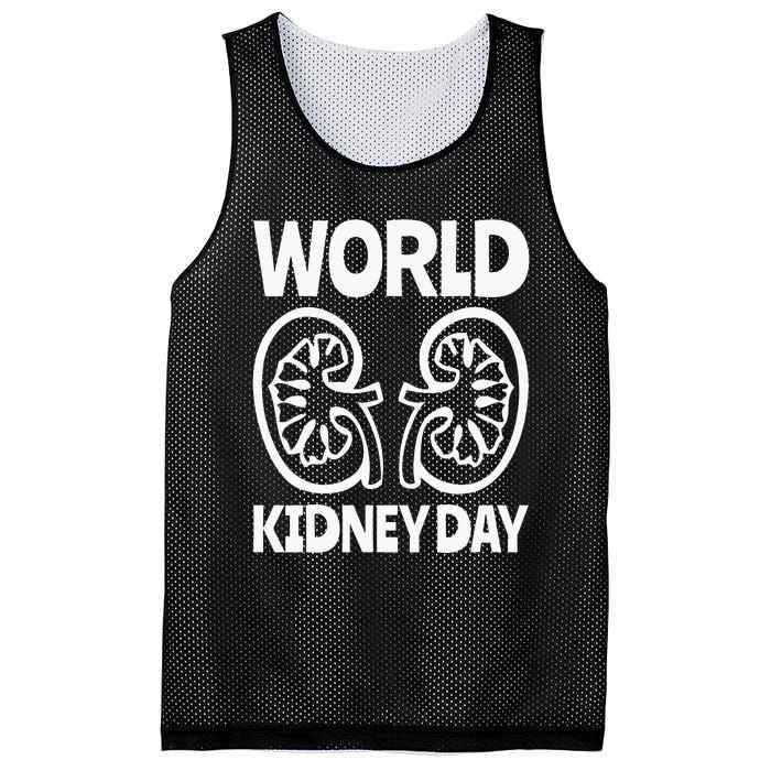 World Kidney Day Public Awareness Mesh Reversible Basketball Jersey Tank