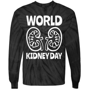 World Kidney Day Public Awareness Tie-Dye Long Sleeve Shirt