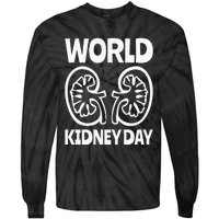 World Kidney Day Public Awareness Tie-Dye Long Sleeve Shirt