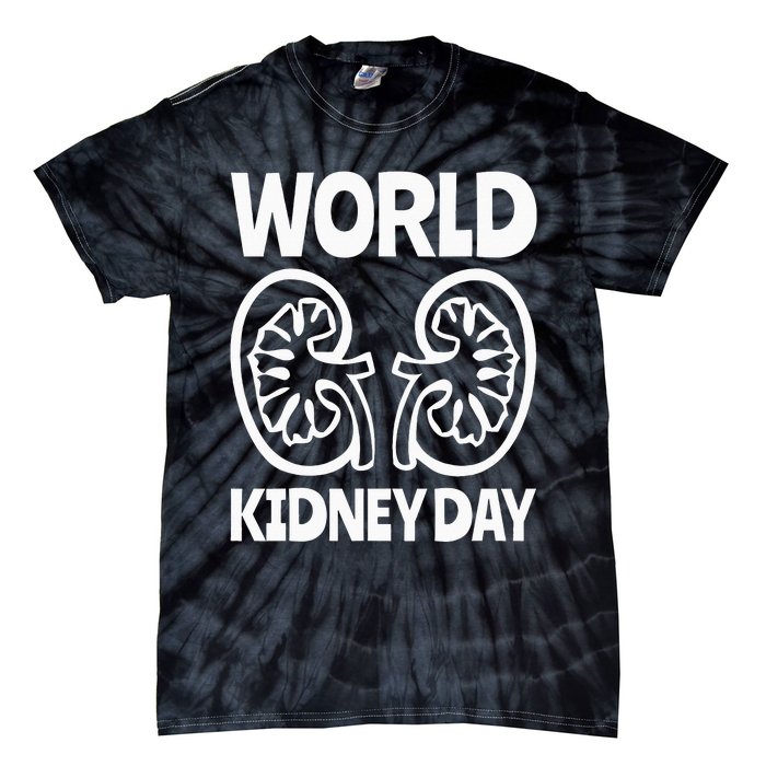 World Kidney Day Public Awareness Tie-Dye T-Shirt