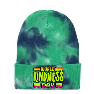 World Kindness Day 13 November 2024 Tie Dye 12in Knit Beanie