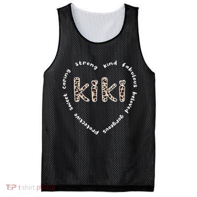 Womens Kiki Grandmother Heart Kiki Grandma Appreciation Mesh Reversible Basketball Jersey Tank