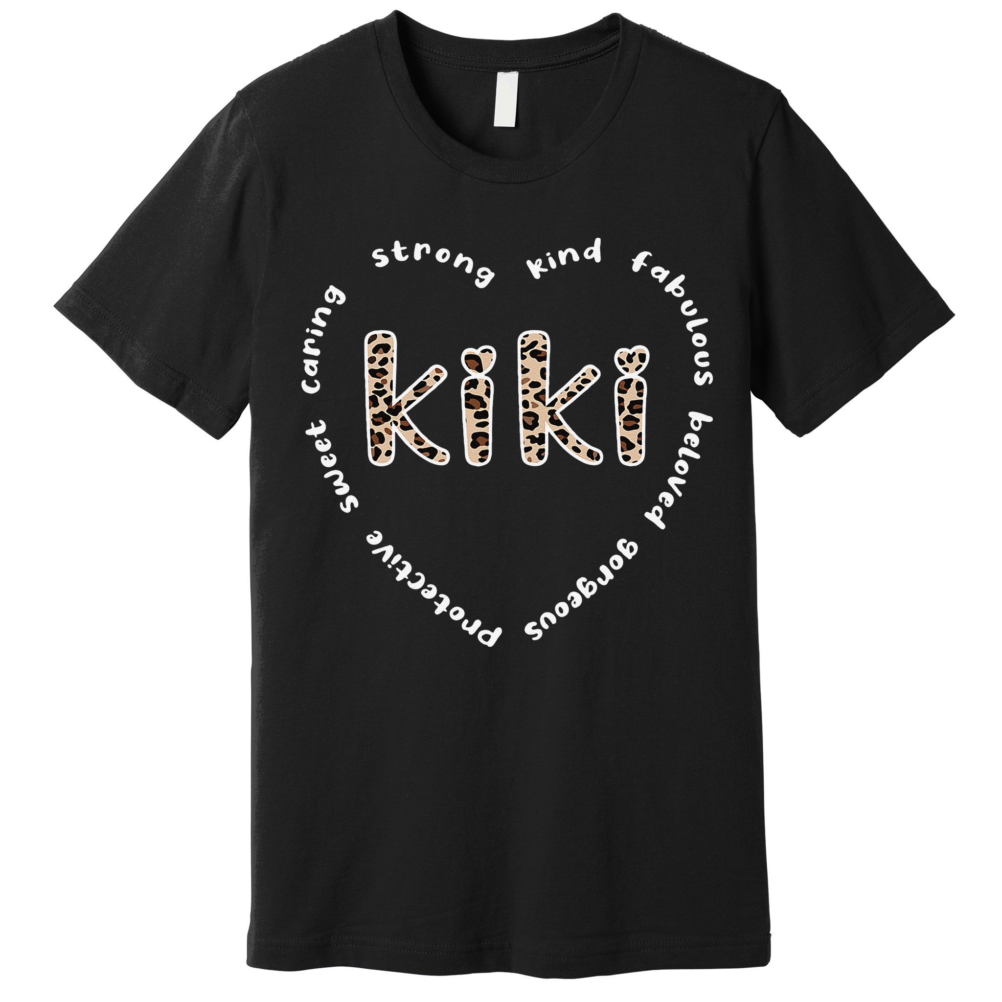 Womens Kiki Grandmother Heart Kiki Grandma Appreciation Premium T-Shirt