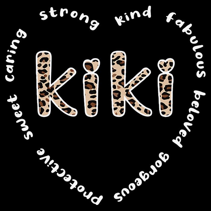 Womens Kiki Grandmother Heart Kiki Grandma Appreciation Premium T-Shirt