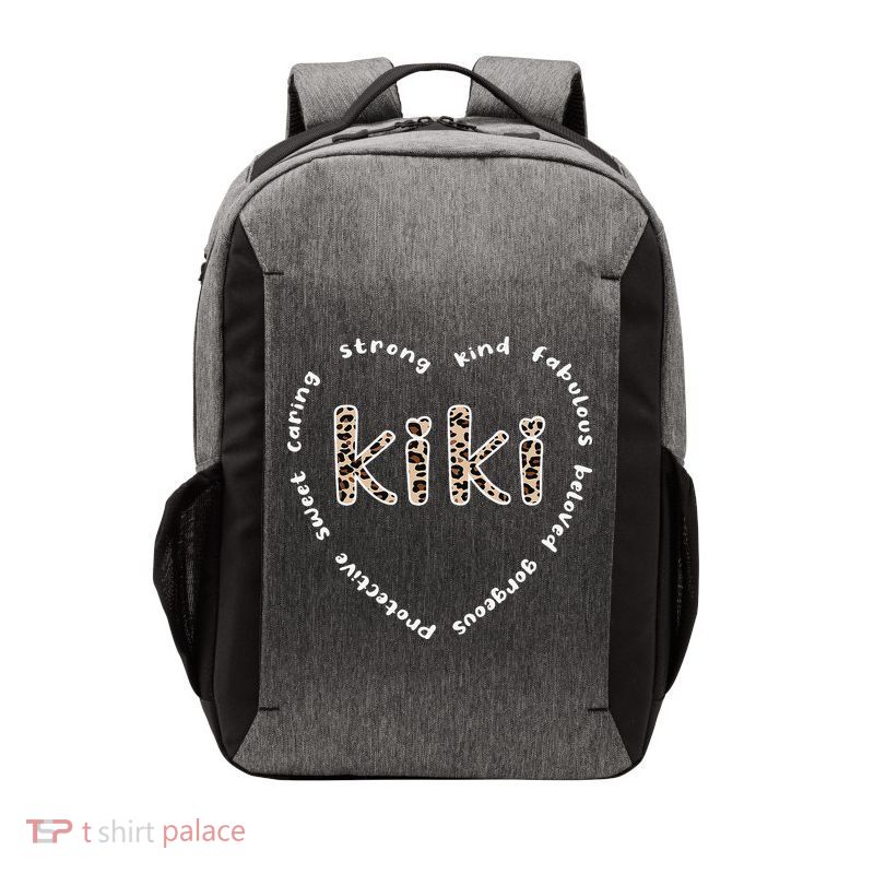 Womens Kiki Grandmother Heart Kiki Grandma Appreciation Vector Backpack