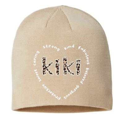 Womens Kiki Grandmother Heart Kiki Grandma Appreciation Sustainable Beanie