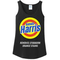 Women Kamala Harris 2024 Removes Stubborn Orange Stains Humorous Gift Ladies Essential Tank