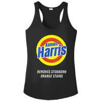 Women Kamala Harris 2024 Removes Stubborn Orange Stains Humorous Gift Ladies PosiCharge Competitor Racerback Tank