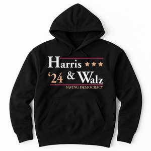 Women Kamala Harris Tim Walz Saving Democracy Election Campaign Gift Hoodie