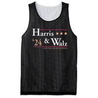 Women Kamala Harris Tim Walz Saving Democracy Election Campaign Gift Mesh Reversible Basketball Jersey Tank