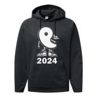 Women Kamala Harris 2024 For President Kamala Harris 2024gift Performance Fleece Hoodie