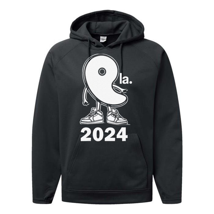 Women Kamala Harris 2024 For President Kamala Harris 2024gift Performance Fleece Hoodie