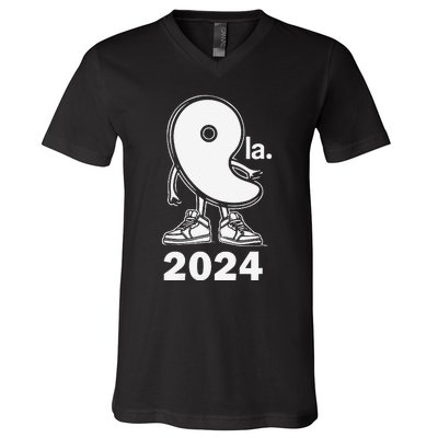 Women Kamala Harris 2024 For President Kamala Harris 2024gift V-Neck T-Shirt