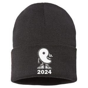 Women Kamala Harris 2024 For President Kamala Harris 2024gift Sustainable Knit Beanie