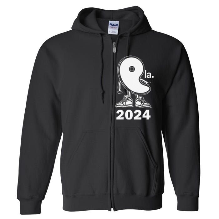 Women Kamala Harris 2024 For President Kamala Harris 2024gift Full Zip Hoodie